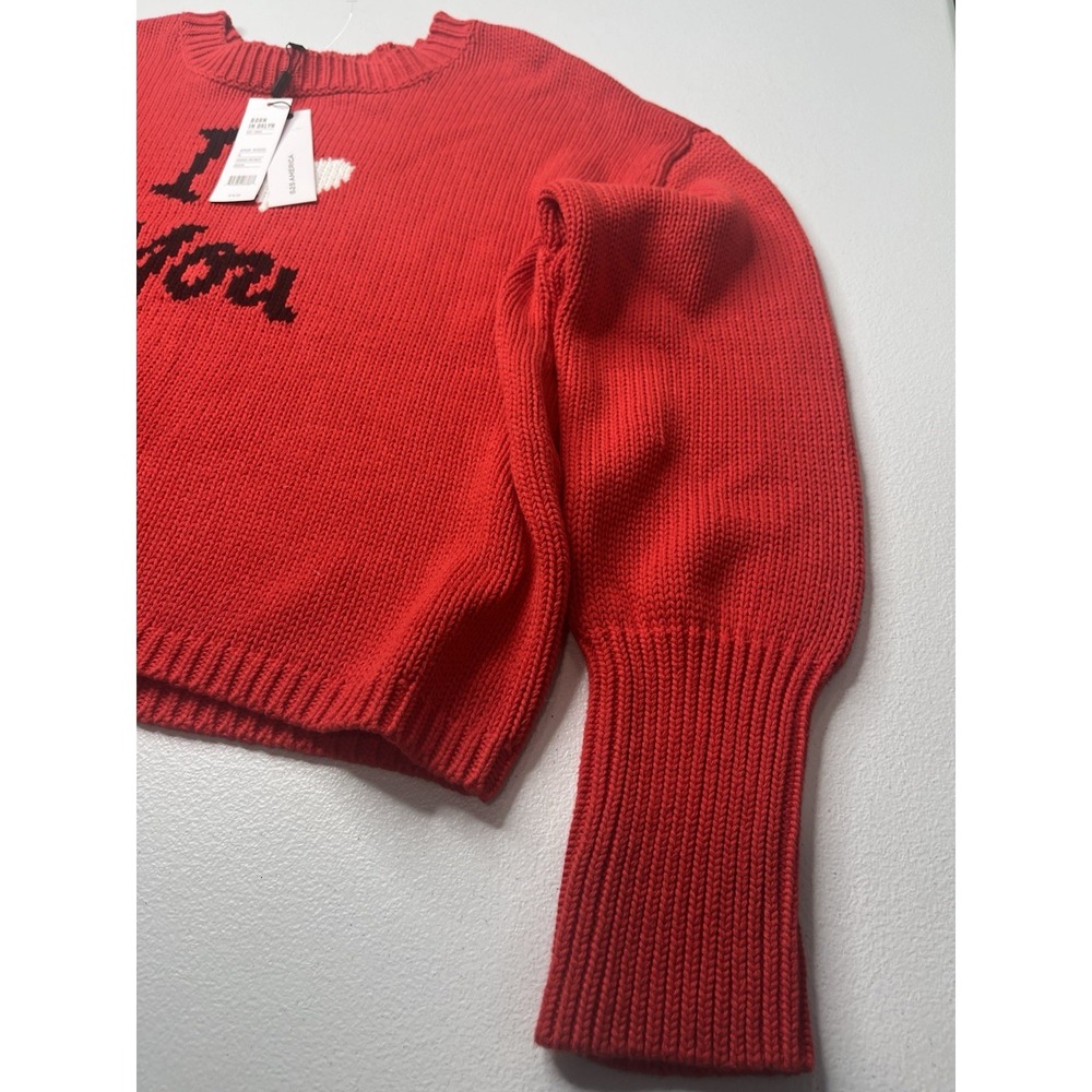 525 America Sweater I Heart You Red Size XL NWT - Picture 5 of 9
